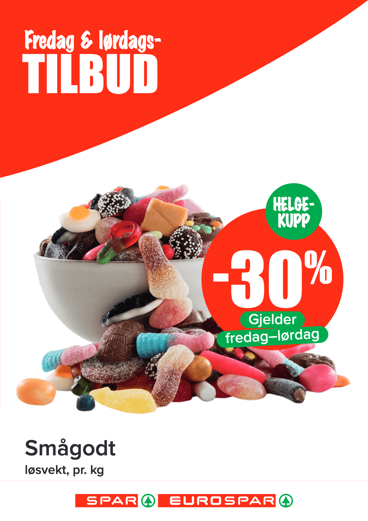 Fredag & Lørdagskupp Smågodt