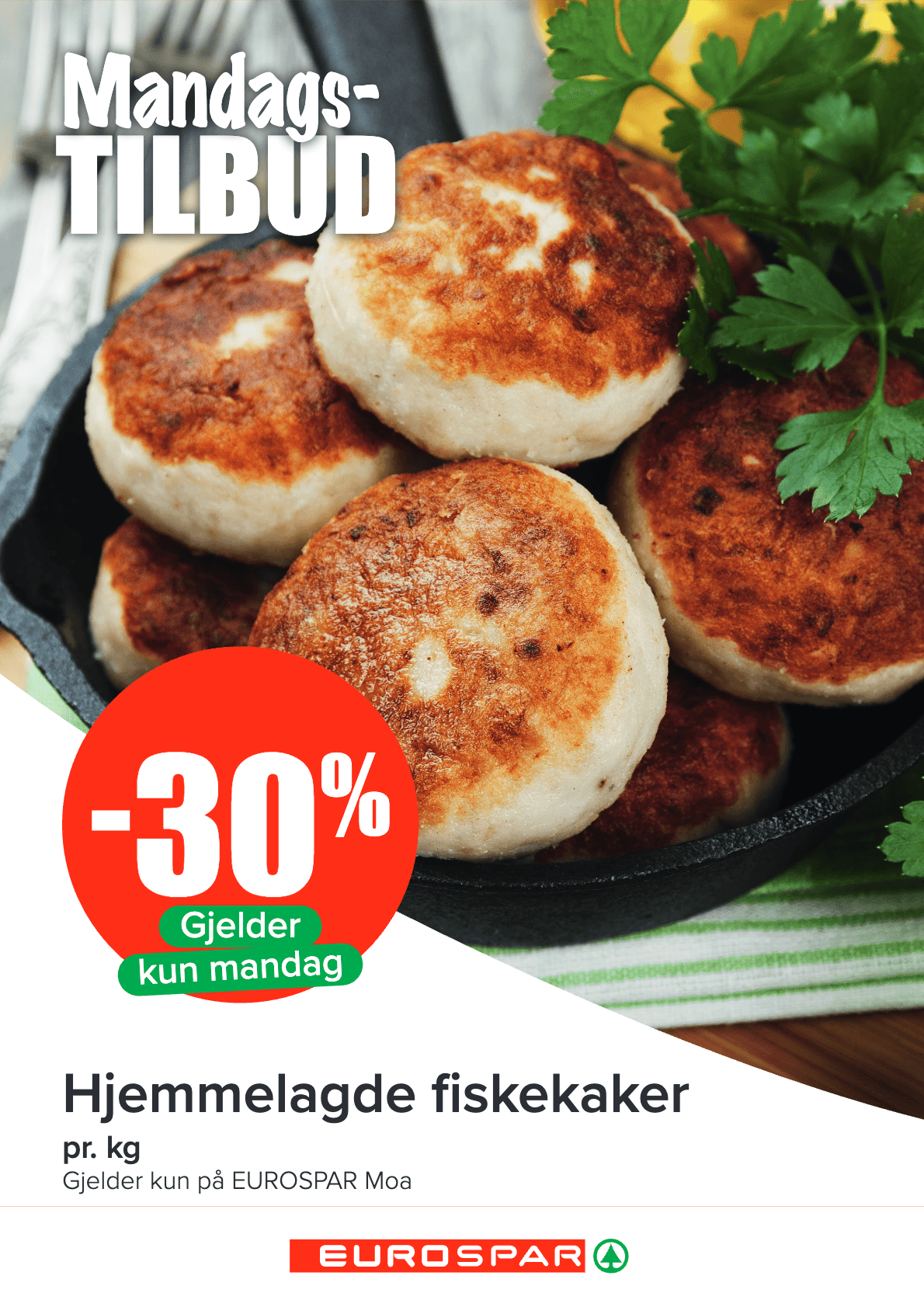 Mandagskupp Fiskekaker Hjemmelagde