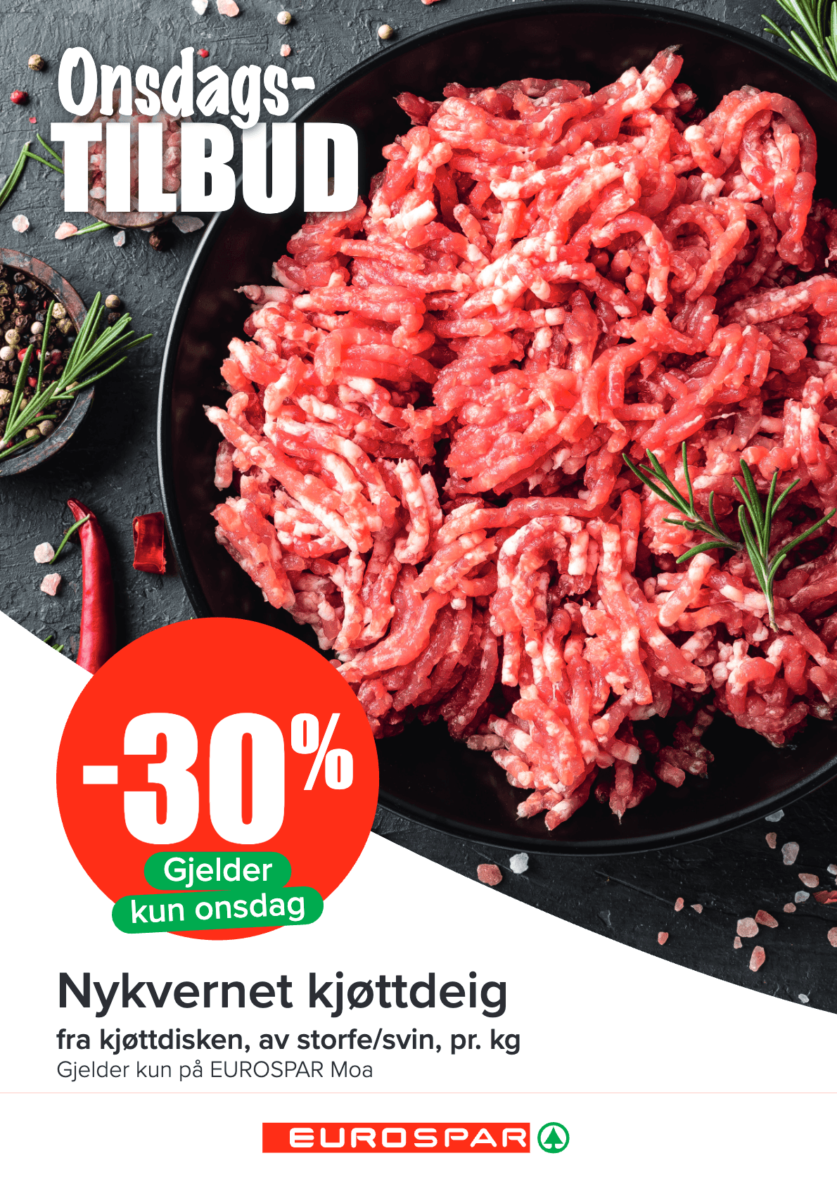 Onsdagskupp Nykvernet kjøttdeig